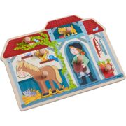 Inlegpuzzel In de Paardenstal 6 stuks - HABA-304592